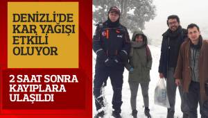 Kardan dolayı mahsur kalan kampçıları AFAD ekipleri kurtardı