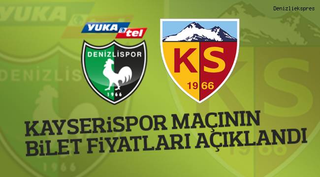 Kayserispor maçının bilet fiyatları açıklandı