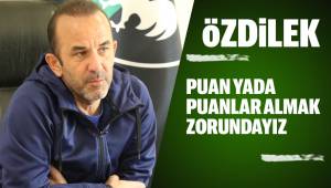 Kazanarak yerimizi sağlamlaştırmak istiyoruz