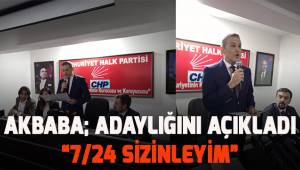 Mahir Akbaba adaylığını açıkladı