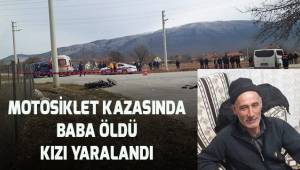 Motosiklet ile minibüs çarpıştı: 1 ölü, 1 yaralı