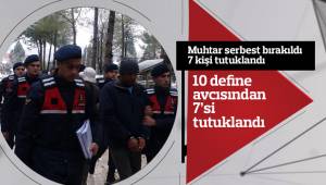 Muhtar serbest bırakıldı 7 kişi tutuklandı