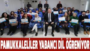 Pamukkaleliler yabancı dil öğreniyor