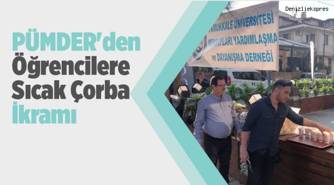 PÜMDER'den Öğrencilere Sıcak Çorba İkramı