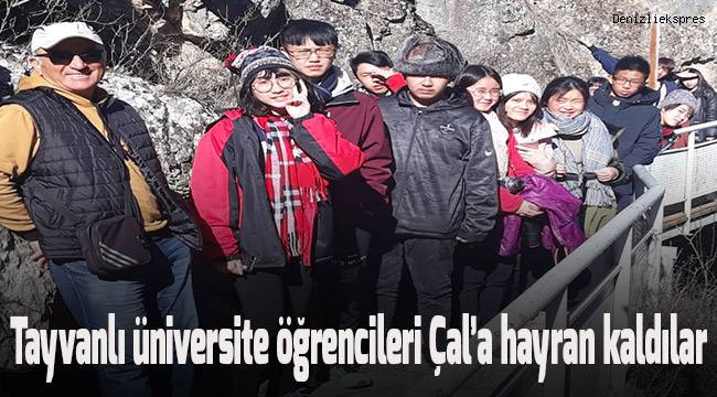 Tayvanlı üniversite öğrencileri 10 günde Denizli’yi tanıdılar.