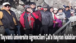 Tayvanlı üniversite öğrencileri 10 günde Denizli’yi tanıdılar.