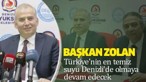 Türkiye’nin en temiz suyu Denizli’de olmaya devam edecek