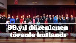 99.yıl düzenlenen programla kutlandı