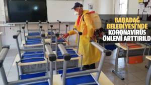BABADAĞ BELEDİYESİ'NDE KORONAVİRÜS ÖNLEMİ ARTTIRILDI
