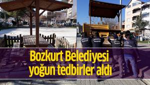 Bozkurt Belediyesi yoğun tedbirler aldı