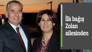 Denizli'de ilk bağış Zolan ailesinden