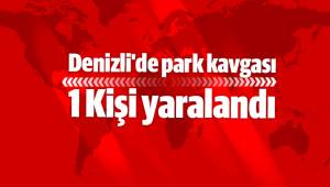 Denizli'de park kavgası: 1 yaralı