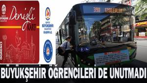 Denizli Öğrenci Kart abonmanlarında mart ayı iadesi