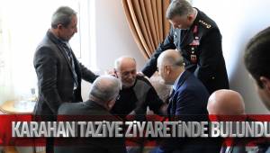 Denizli Valisi Karahan'dan şehit ailesine taziye ziyareti
