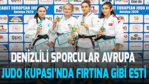 Denizlili sporcular 'Avrupa Judo Kupası'nda fırtına gibi esti