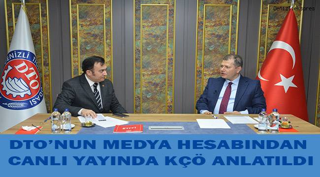 DTO'nun sosyal medya hesabından canlı yayında KÇÖ anlatıldı