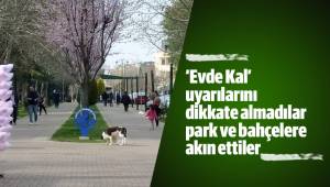 ‘Evde Kal’ uyarılarını dikkate almadılar park ve bahçelere akın ettiler