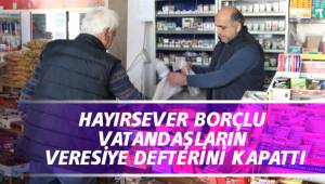 Gizemli hayırsever vatandaşların veresiye defterlerini kapattı