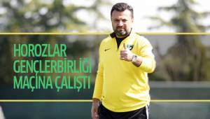 HOROZLAR GENÇLERBİRLİĞİ MAÇINA ÇALIŞTI