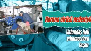 KORONA VİRÜSÜNÜN TÜRKİYE’DE GÖRÜLMESİ ÜZERİNE VATANDAŞLAR HALI YIKATMAK İÇİN SIRAYA GİRDİ