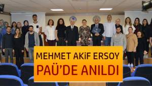 Mehmet Akif Ersoy PAÜ’de anıldı