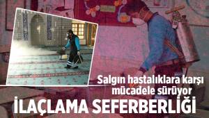 MERKEZEFENDİ BELEDİYESİ’NDE İLAÇLAMA SEFERBERLİĞİ