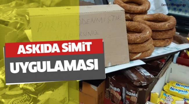 Öğrenciler okul kantininde ‘askıda simit’ uygulaması başlattı