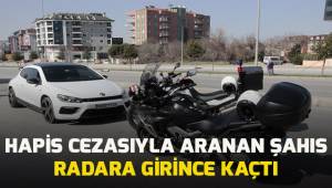 Önce otomobille sonra yaya olarak kaçan şahıs polise yakalanmaktan kurtulamadı