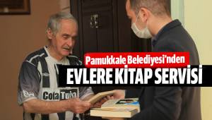 Pamukkale Belediyesi’nden evlere kitap servisi