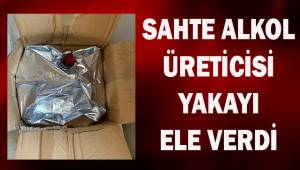 Sahte alkol üreticisi kıskıvrak yakalandı