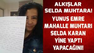Selda Muhtar yine yaptı yapacağını