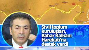 Sivil toplum kuruluşları, Bahar Kalkanı Harekatı'na destek verdi