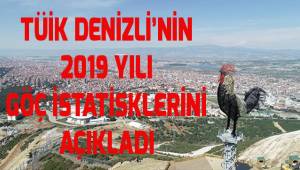 TÜİK Denizli’nin 2019 yılı göç istatistiklerini açıkladı