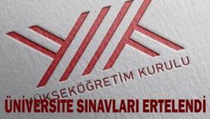 Üniversite sınavı ertelendi