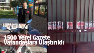 1500 Yerel Gazete Vatandaşlara Ulaştırıldı
