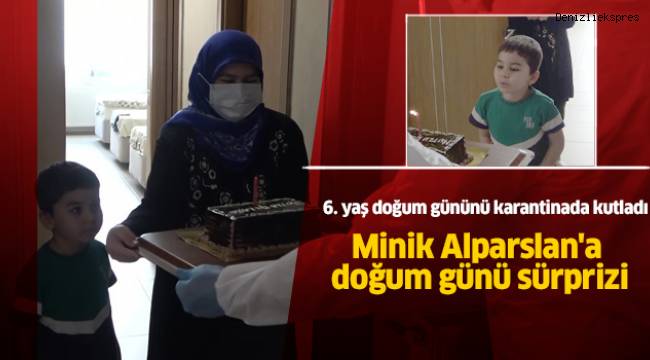 6. yaş doğum gününü karantinada kutladı