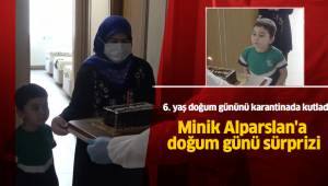 6. yaş doğum gününü karantinada kutladı