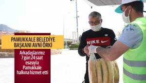 Arkadaşlarımız 7 gün 24 saat esasıyla Pamukkale halkına hizmet etti