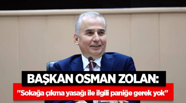 Başkan Zolan: