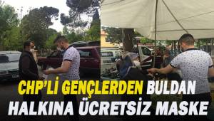 CHP'li gençlerden Buldan halkına ücretsiz maske