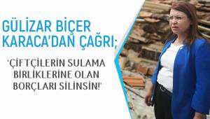 ‘ÇİFTÇİLERİN SULAMA BİRLİKLERİNE OLAN BORÇLARI SİLİNSİN!’