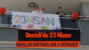 Denizli'de 23 Nisan Manzaraları