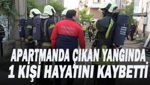 Denizli'de apartmanda çıkan yangında 1 kişi hayatını kaybetti