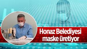 Honaz Belediyesi maske üretiyor