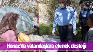 Honaz’da vatandaşlara ekmek desteği