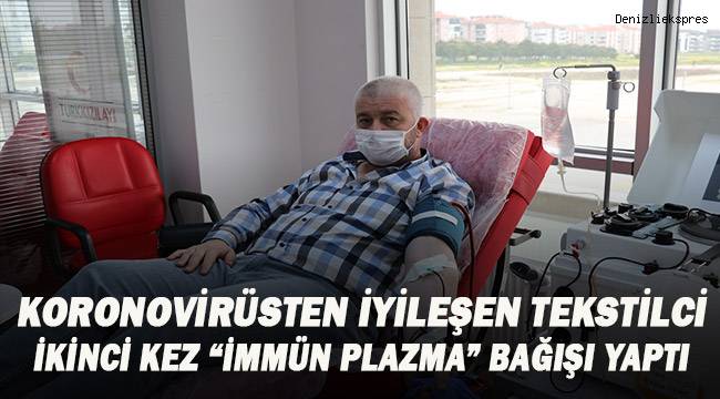 Koronavirüsten iyileşen tekstilci, ikinci kez