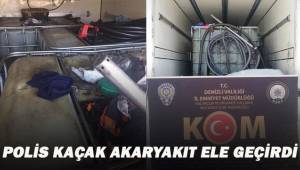 Polis 3 bin 700 litre karışımlı kaçak akaryakıt ele geçirdi