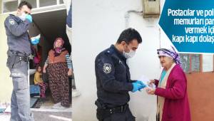 Postacılar ve polis memurları para vermek için kapı kapı dolaştı