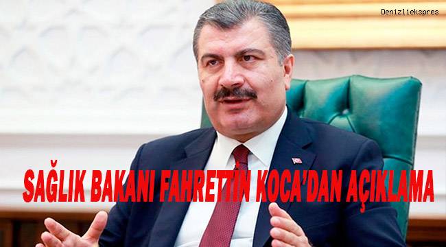 Sağlık Bakanı Koca: “Son 24 saatte korona virüs nedeniyle 107 kişi hayatını kaybetti”
