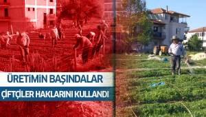 Sokağa çıkma kısıtlamasından muaf olan çiftçiler üretim başında